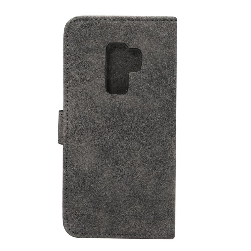 Plånboksfodral för Galaxy S9 Plus Grå - Med kortplatser och sedelfack