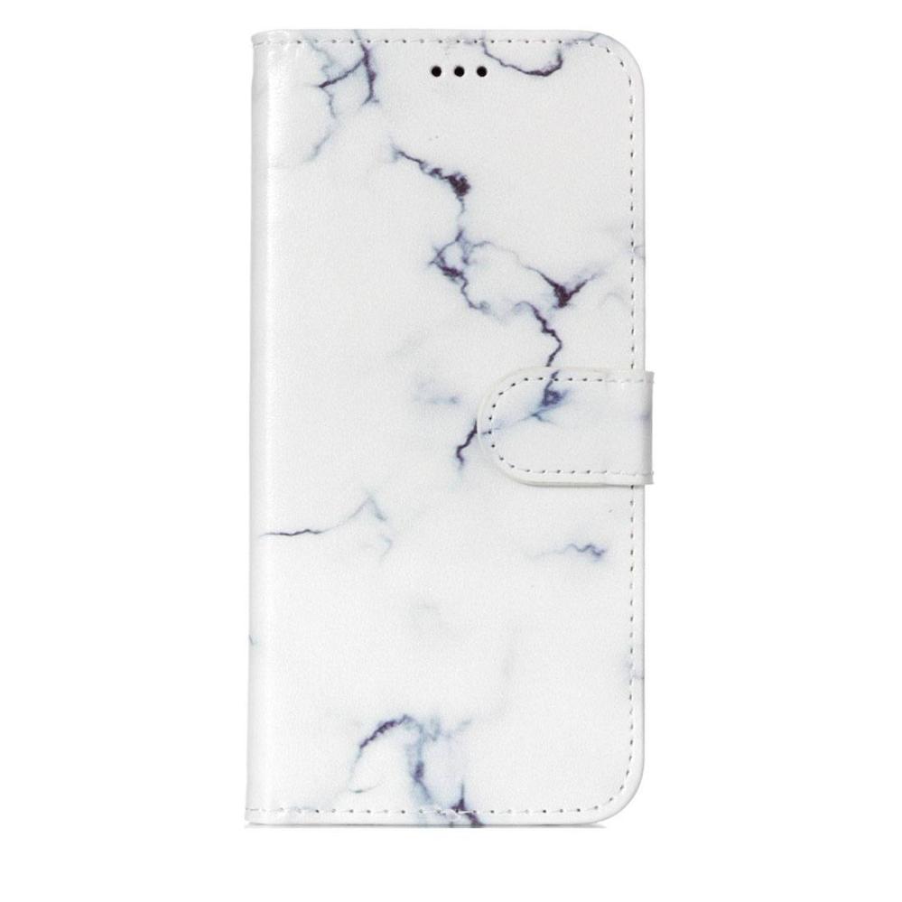 Plånboksfodral för Galaxy S9 Plus - Vit marmor