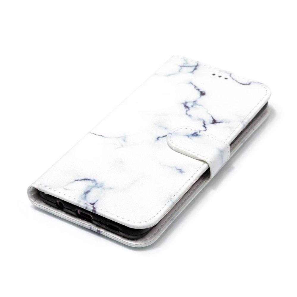 Plånboksfodral för Galaxy S9 Plus - Vit marmor