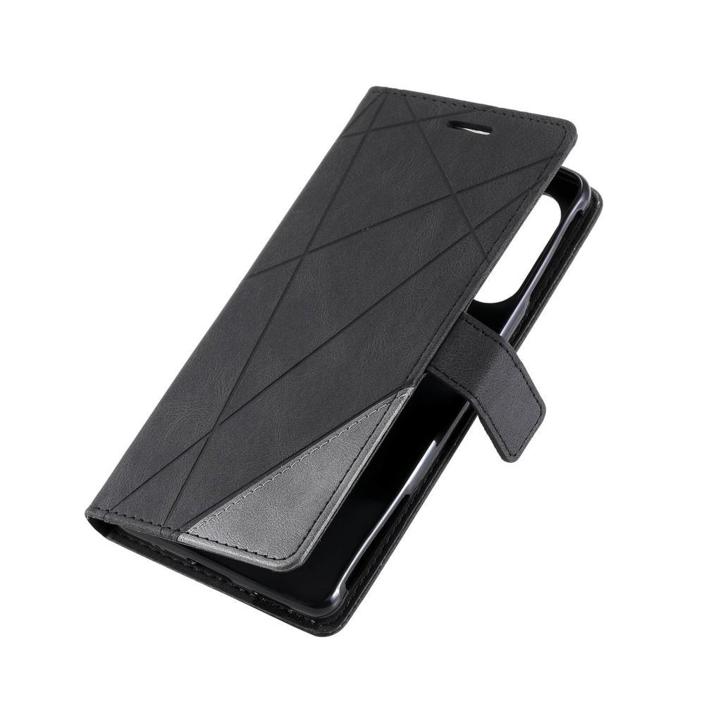 Plånboksfodral för Xiaomi Poco F3 GT Svart & Grå mönster