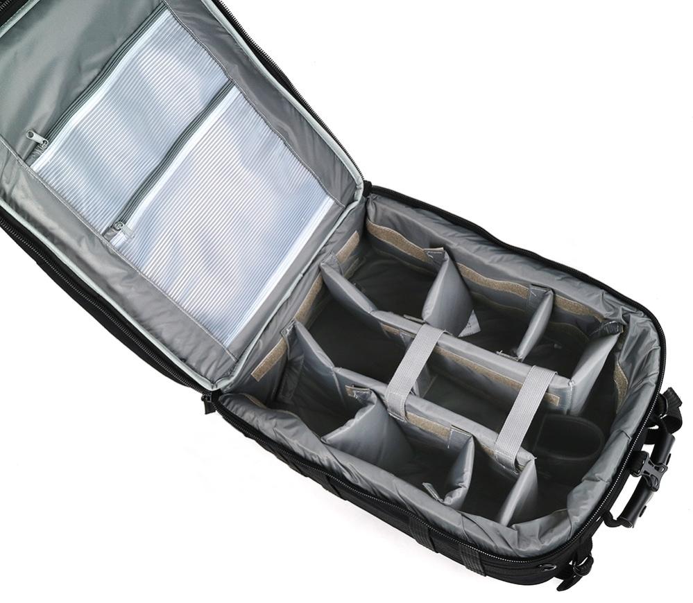 Fancier Delta II serien - kameraryggsäck 38 Liter (Svart)