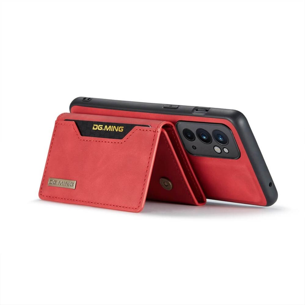 DG.MING 2 i 1 Vikbar plånbok & magnetiskt skal för OnePlus 9RT 5G