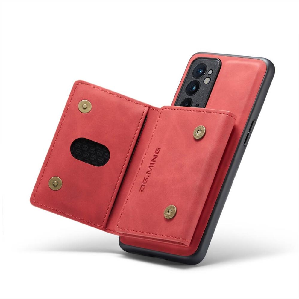DG.MING 2 i 1 Vikbar plånbok & magnetiskt skal för OnePlus 9RT 5G