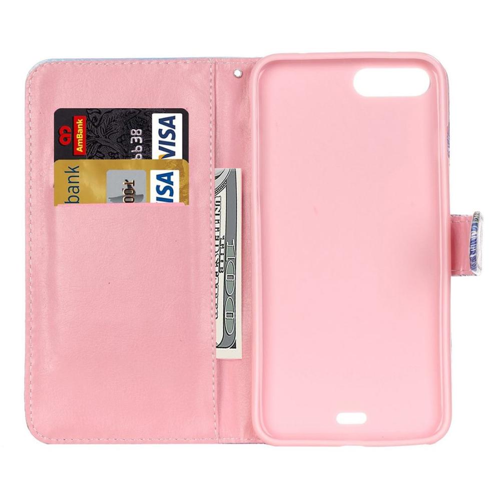 Plånboksfodral för iPhone 8P/7P - Vit med rosa blommor