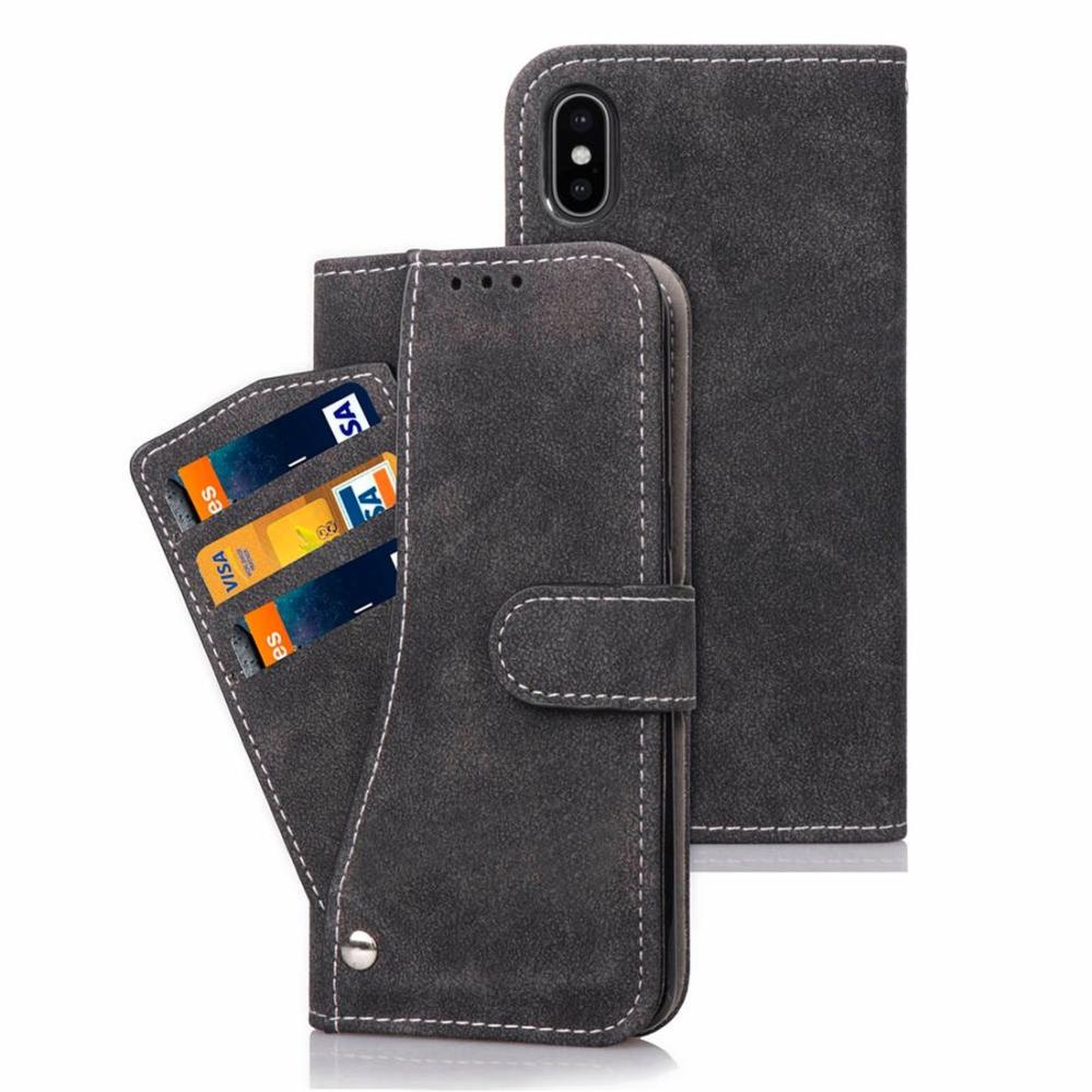  Plånboksfodral för iPhone X/XS - Med kortplatser och sedelfack