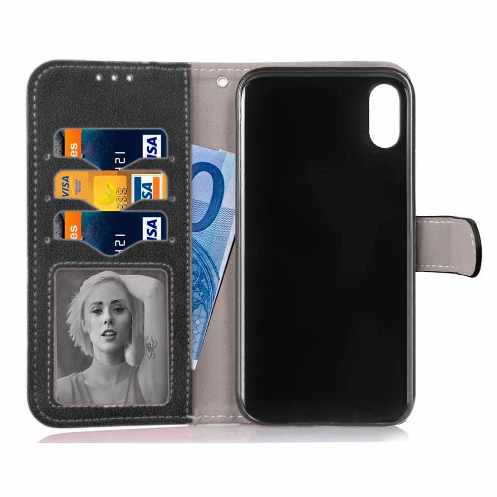  Plånboksfodral för iPhone X/XS - Med kortplatser och sedelfack