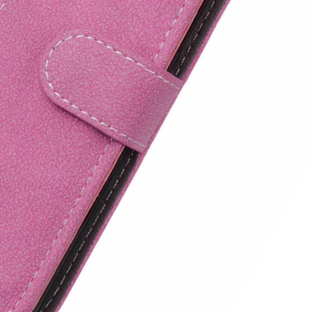 Plånboksfodral rosa för iPhone X/XS - Med kortplatser och sedelfack