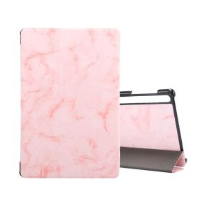  Fodral för Galaxy Tab S7 Plus S8 Plus T970 Rosa marmormönster