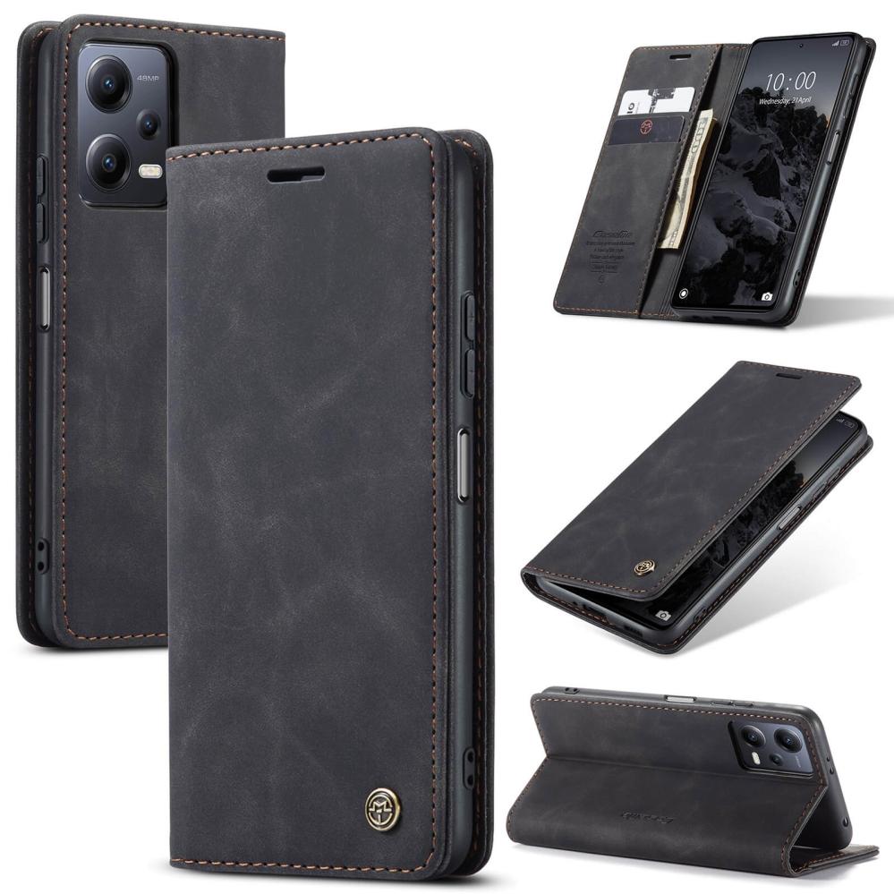 CaseMe Plånboksfodral med kortplats för Xiaomi Redmi Note 12 5G