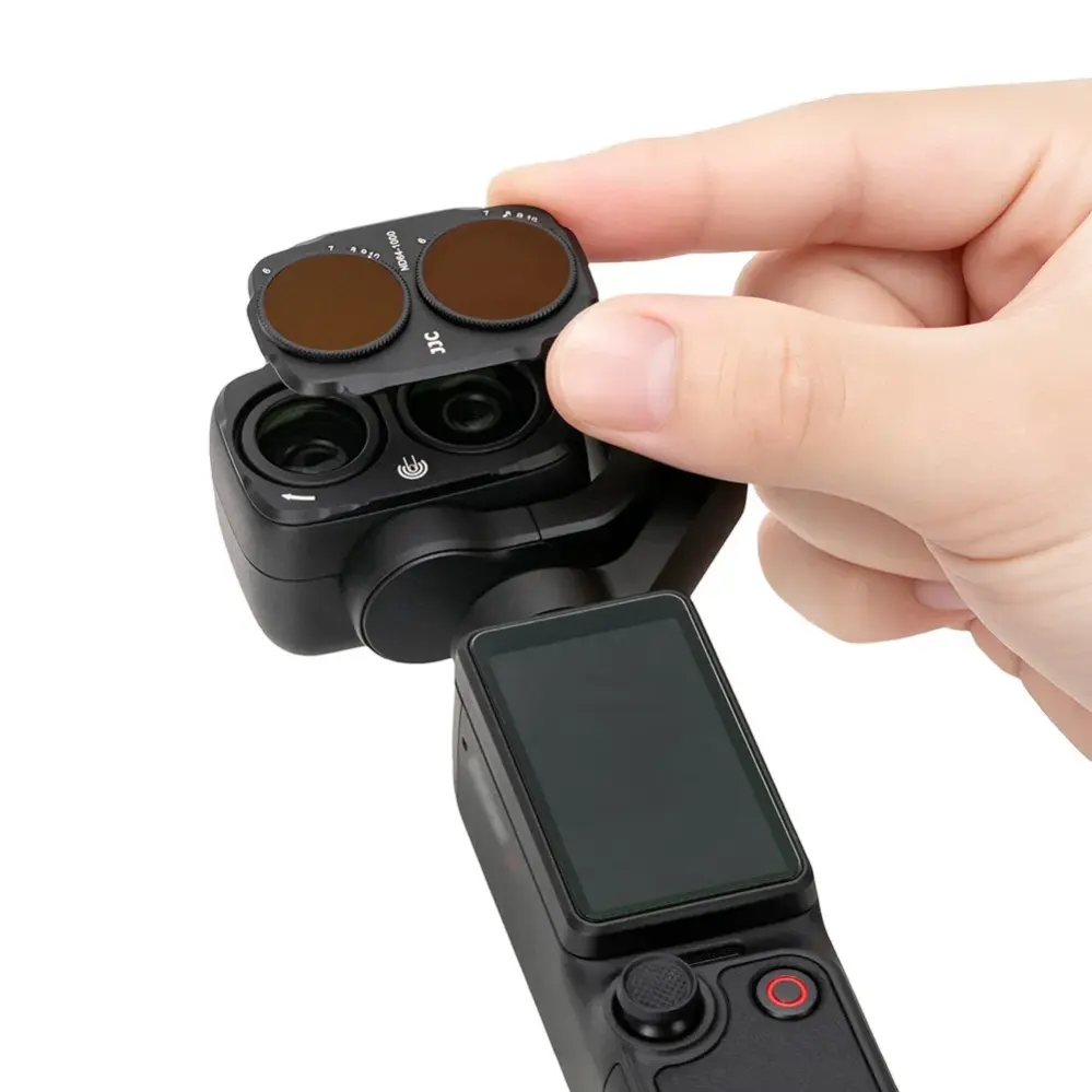  JJC F-M4PND641K Variabelt ND64-1000-filter för DJI Osmo Pocket 4P från Kamda – snabb leverans och trygg e-handel