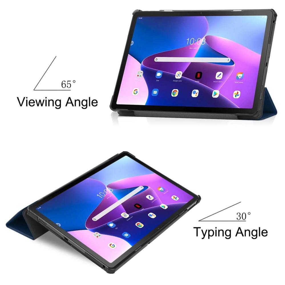 Fodral Blå för Lenovo Tab M10 Plus 3 Gen