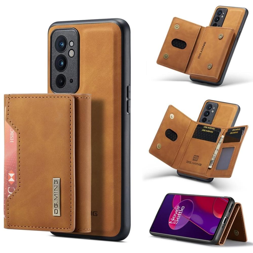 DG.MING 2 i 1 Vikbar plånbok & magnetiskt skal för OnePlus 9RT 5G