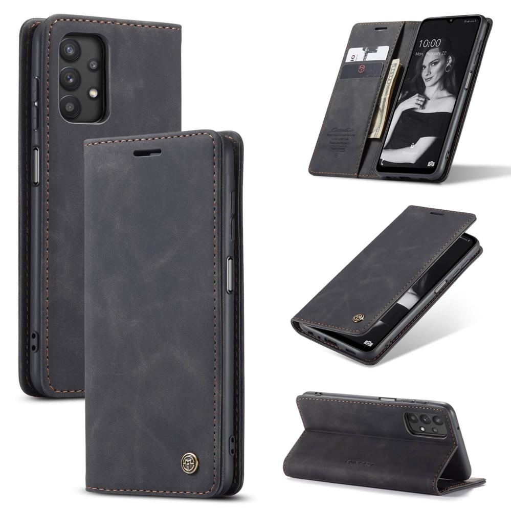 CaseMe Plånboksfodral Svart med kortplats för Galaxy A32 5G