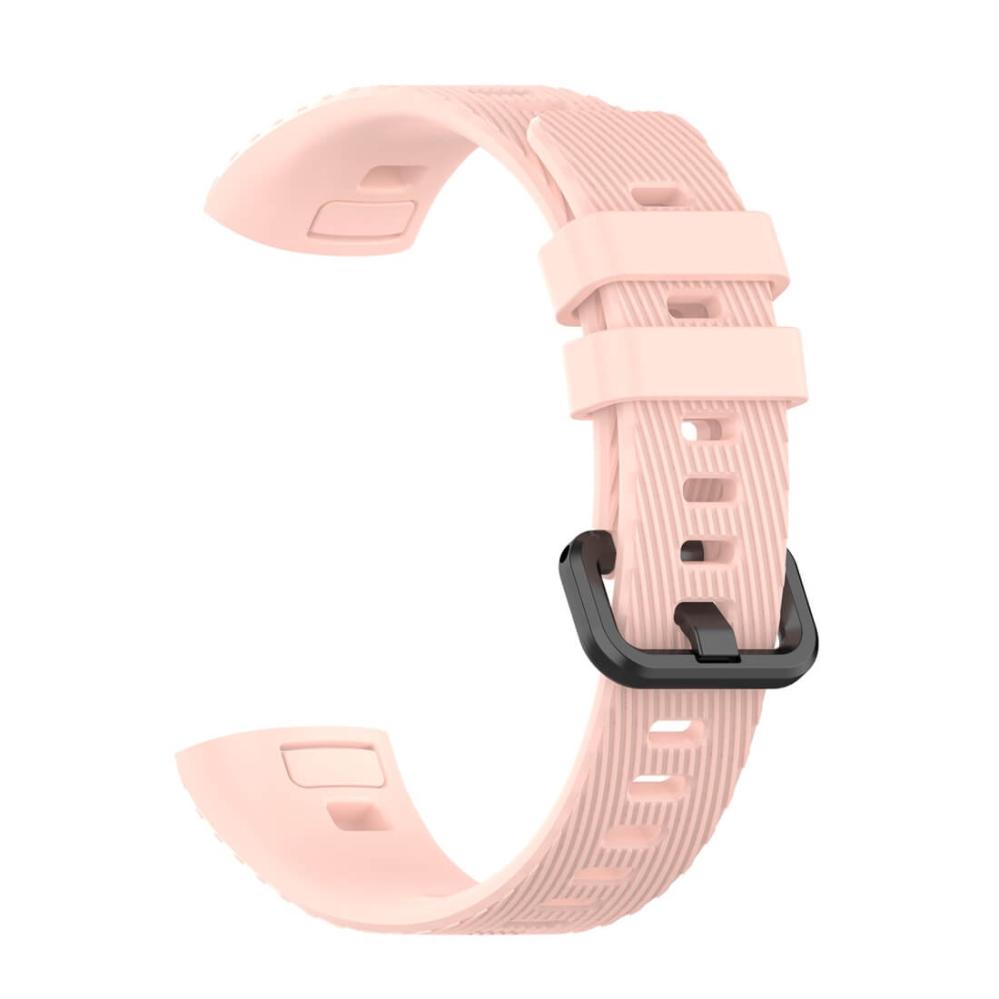Armband för Huawei Band 3 Pro/ 4 Pro Rosa silikon