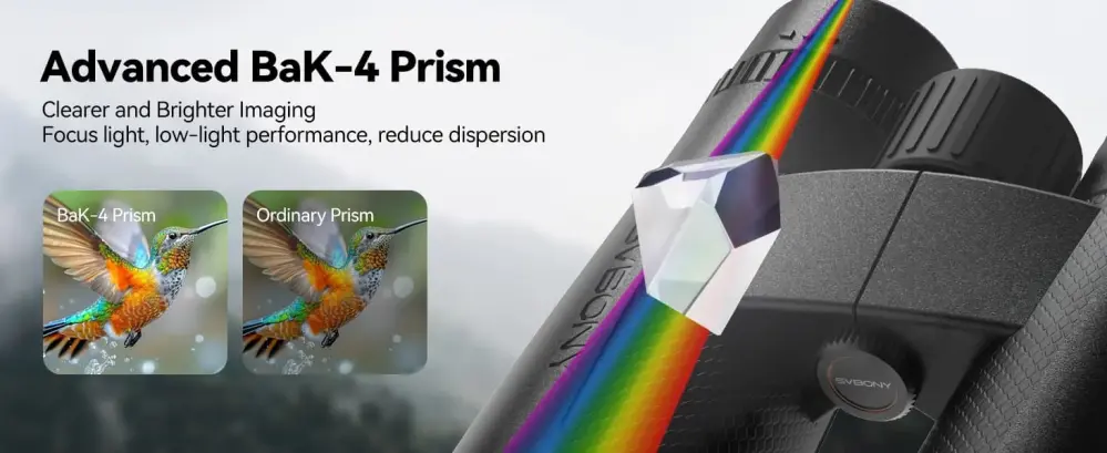 Svbony SV202 8x42 ED Kikare – avancerad optik med hög ljustransmission från Kamda – snabb leverans och trygg e-handel