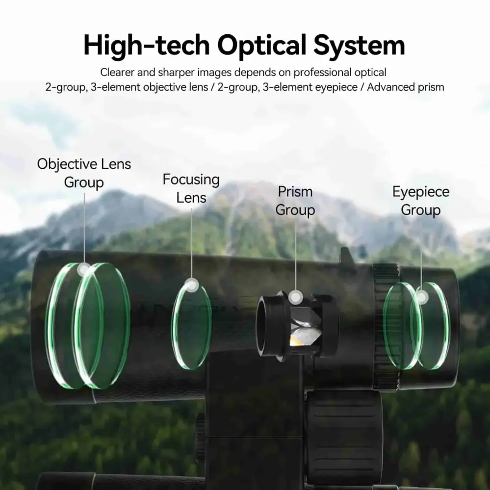 Svbony SV202 8x42 ED Kikare – avancerad optik med hög ljustransmission från Kamda – snabb leverans och trygg e-handel