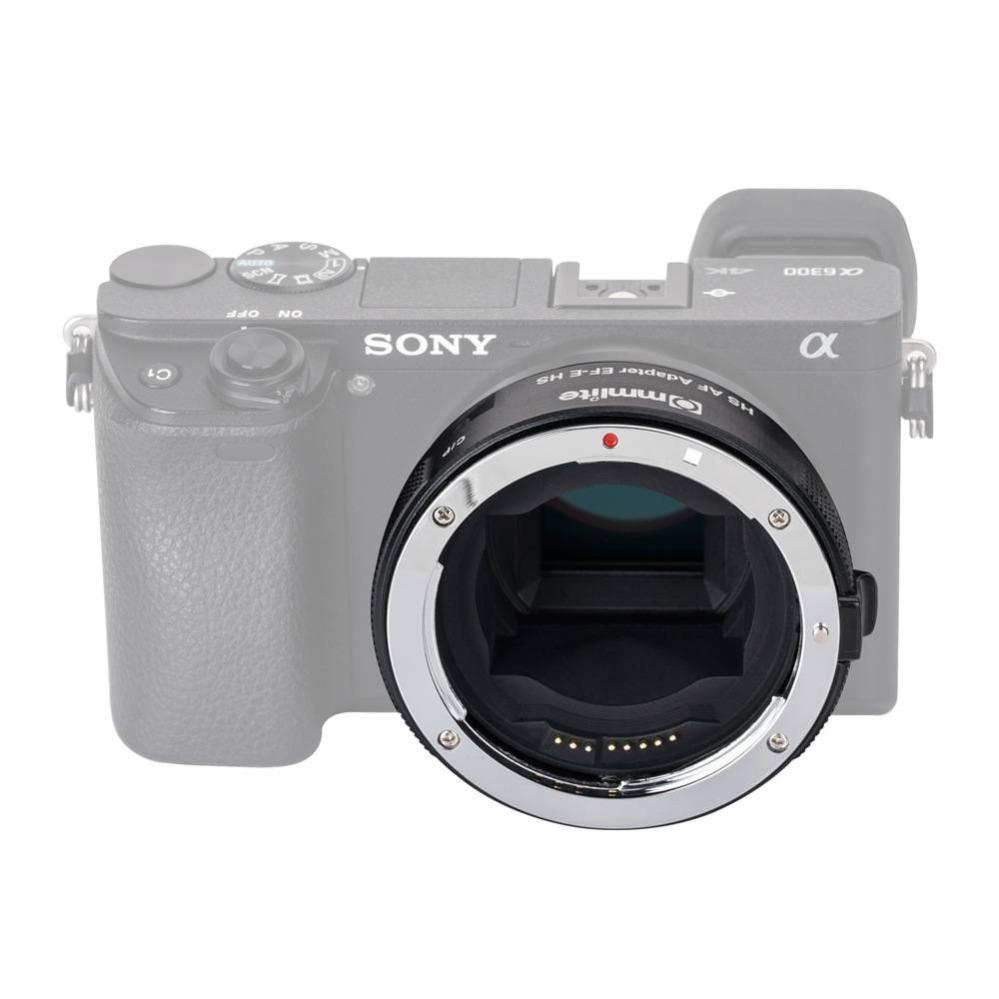 Commlite Objektivadapter elektr till Canon EF/EF-S objektiv för Sony E Kamerahus