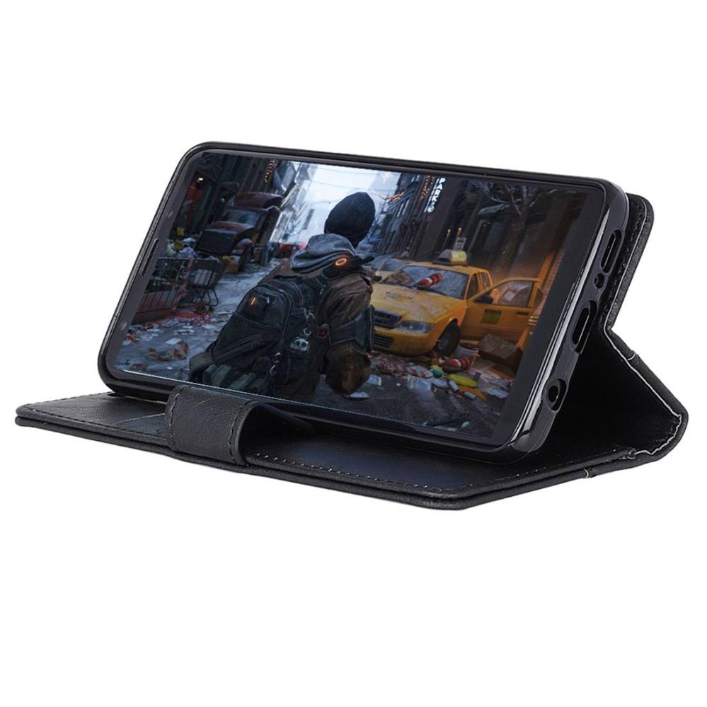 Plånboksfodral för Moto E5/ Moto G6 Play - Svart marmormönster