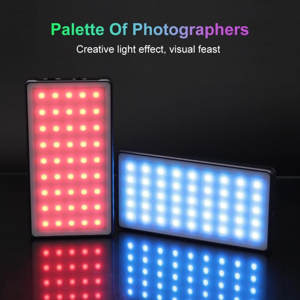 Puluz LED-panel/belysning för vlogg med inbyggt batteri