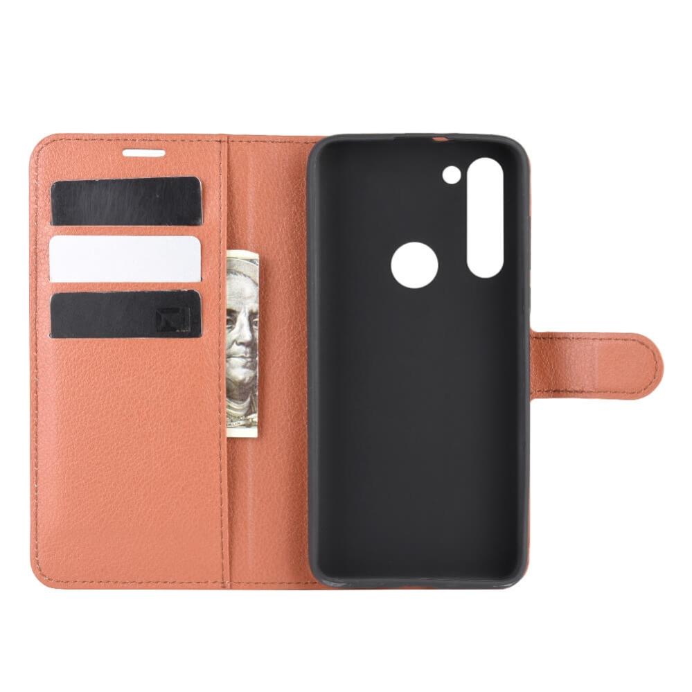Plånboksfodral för Motorola Moto G8 Power Brun