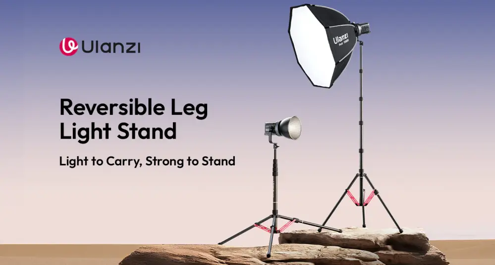  Ulanzi T230 – portabelt kolfiber-belysningsstativ 230 cm med vändbara ben från Kamda – snabb leverans och trygg e-handel