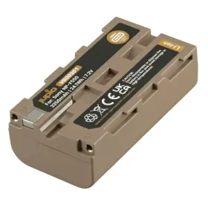 Jupio kamerabatteri 3350mAh för Sony NP-F550 USB-C Input