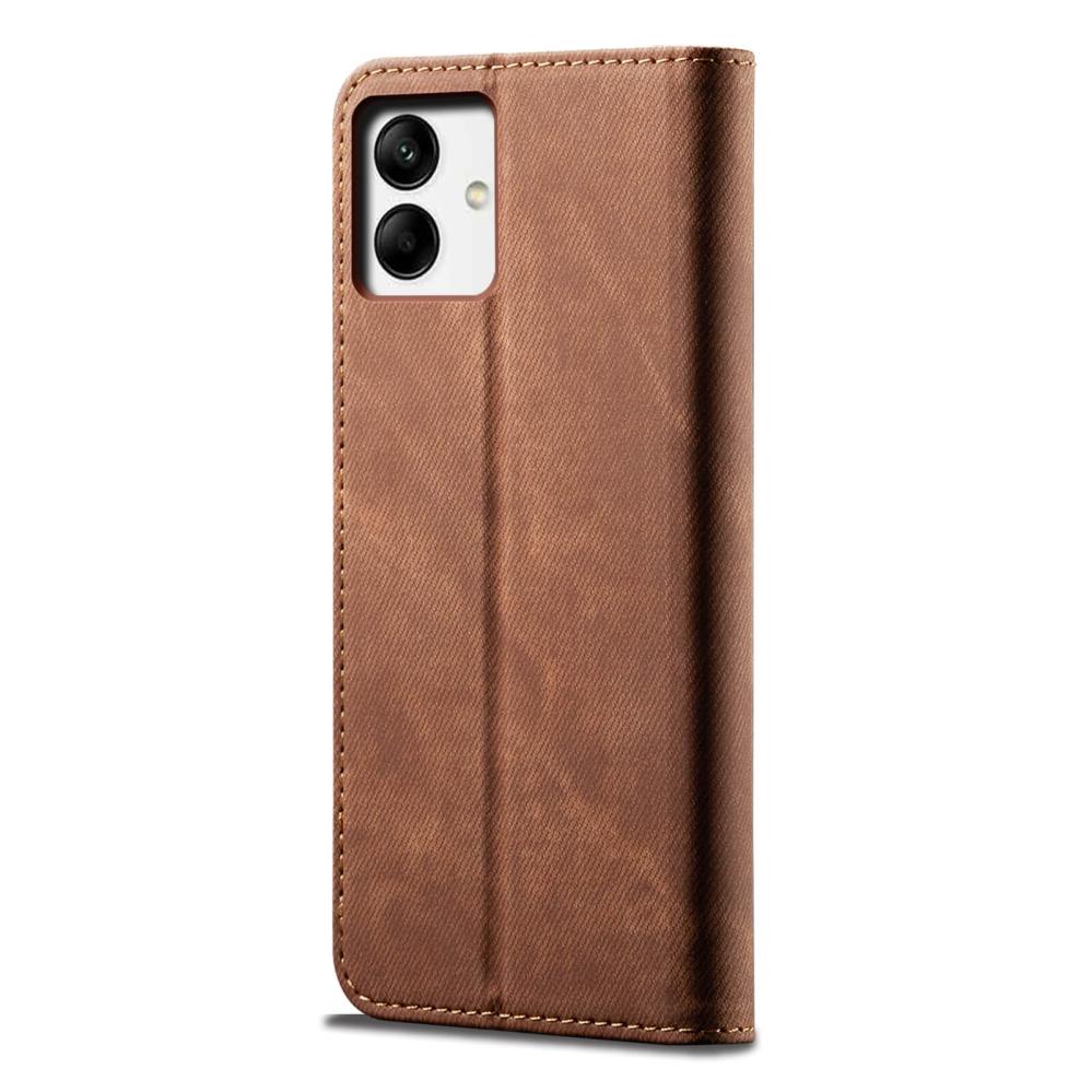 Plånboksfodral för Galaxy A04 4G Brun