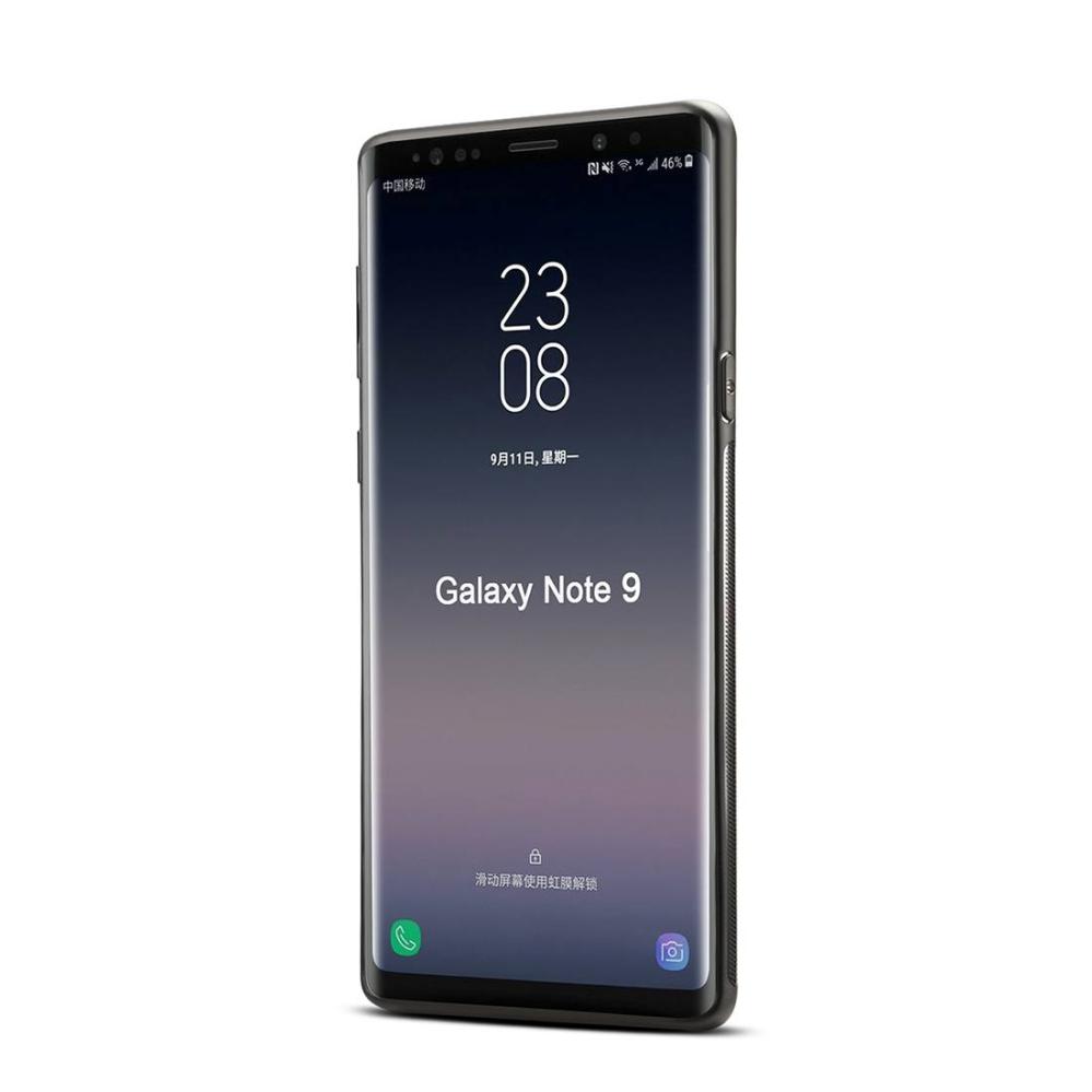 Dibase för Galaxy Note 9 - Skal med kortplats för PU-läder