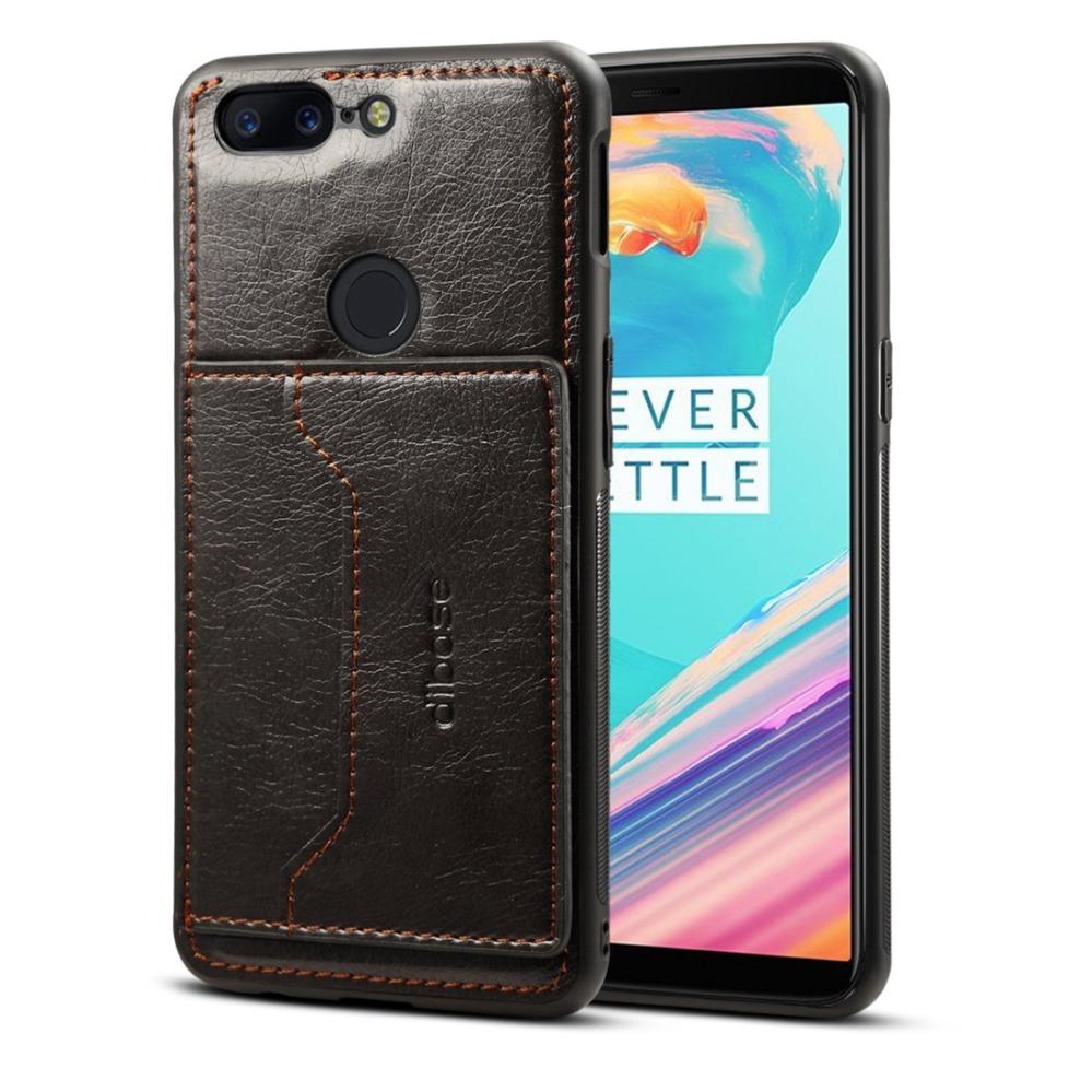 Dibase Fodral i PU-läder för OnePlus 5T med kortplats