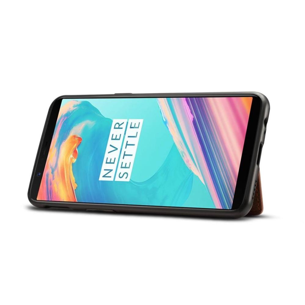 Dibase Fodral i PU-läder för OnePlus 5T med kortplats
