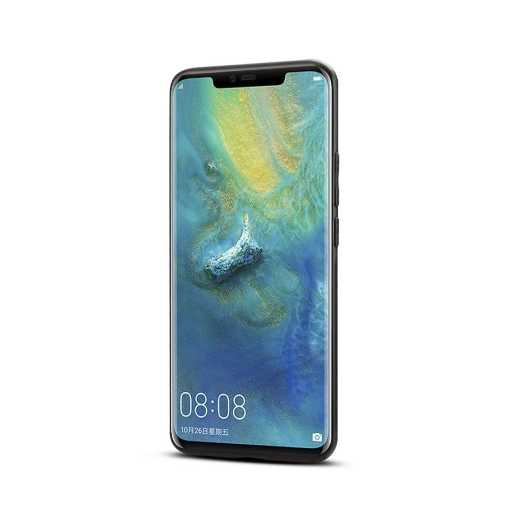 Dibase för Huawei Mate 20 Pro - Skal med kortplats PU-läder Svart
