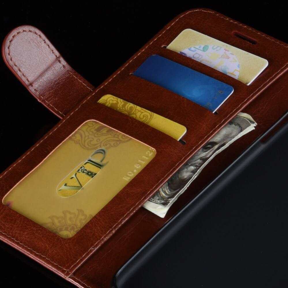 Plånboksfodral för Motorola Moto G8 Power Lite R64 Svart