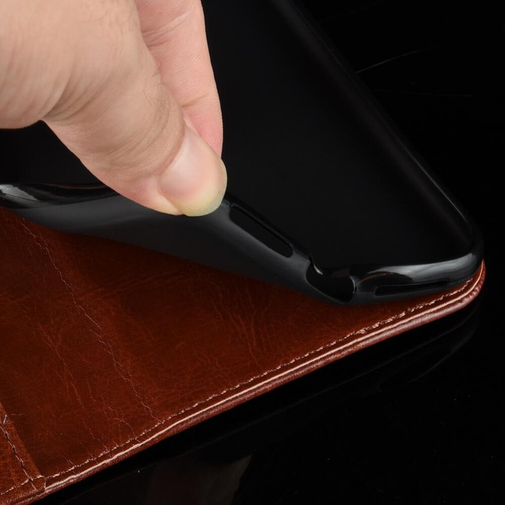 Plånboksfodral för Motorola Moto G8 Power Lite R64 Svart