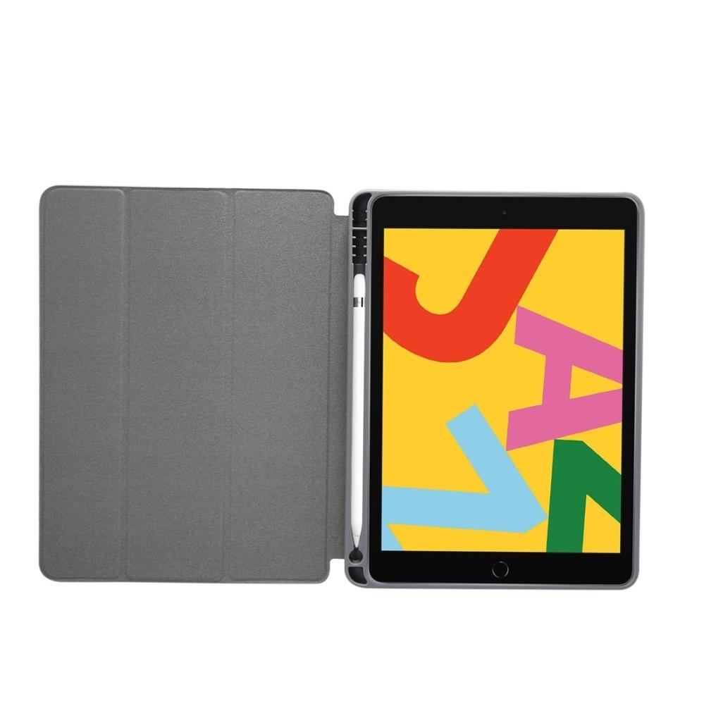Fodral för iPad 10.2 med blå marmormönster