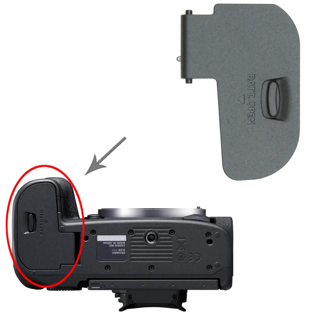 Batterilucka för Canon EOS R5 - Reservdel