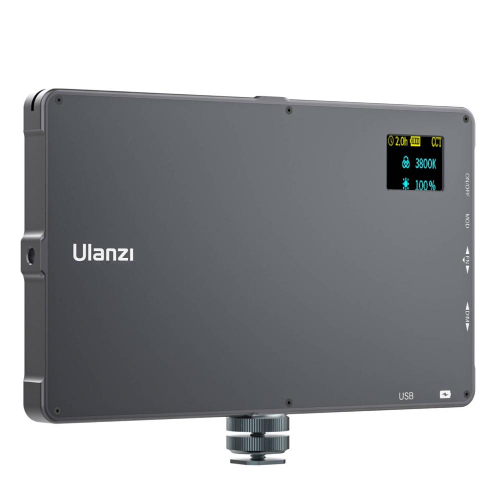 Ulanzi RGB LED-panel för kamera med inbyggt batteri