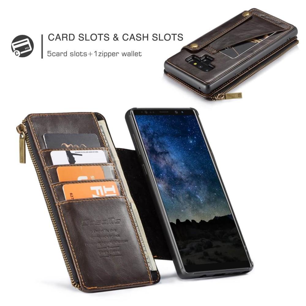 CaseMe Fodral 3 i 1 för Galaxy Note 9 - Plånboksfodral, plånbok och skal