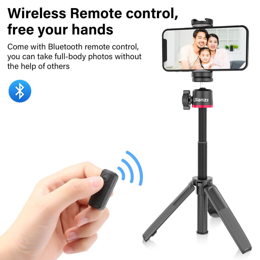 Ulanzi Smartphone Stativ-kit för vlog-inspelning med Bluetooth fjärr