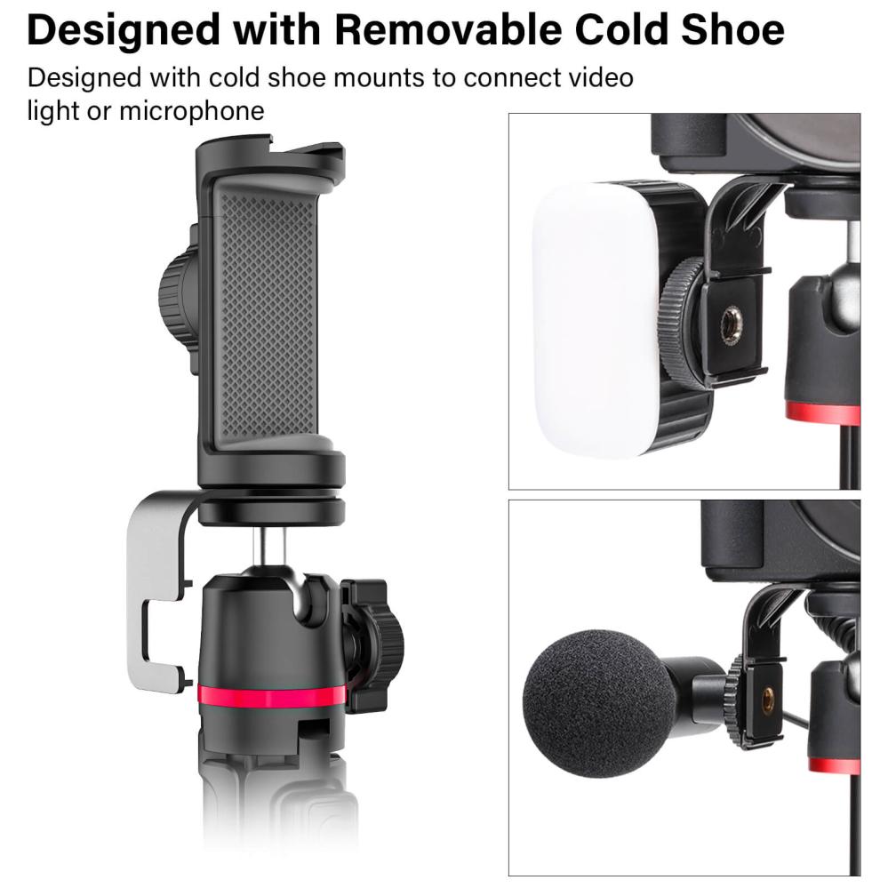 Ulanzi Smartphone Stativ-kit för vlog-inspelning med Bluetooth fjärr