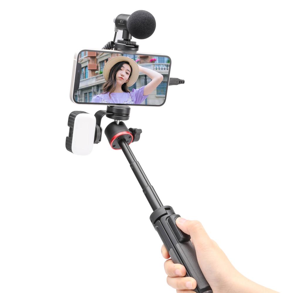 Ulanzi Smartphone Stativ-kit för vlog-inspelning med Bluetooth fjärr