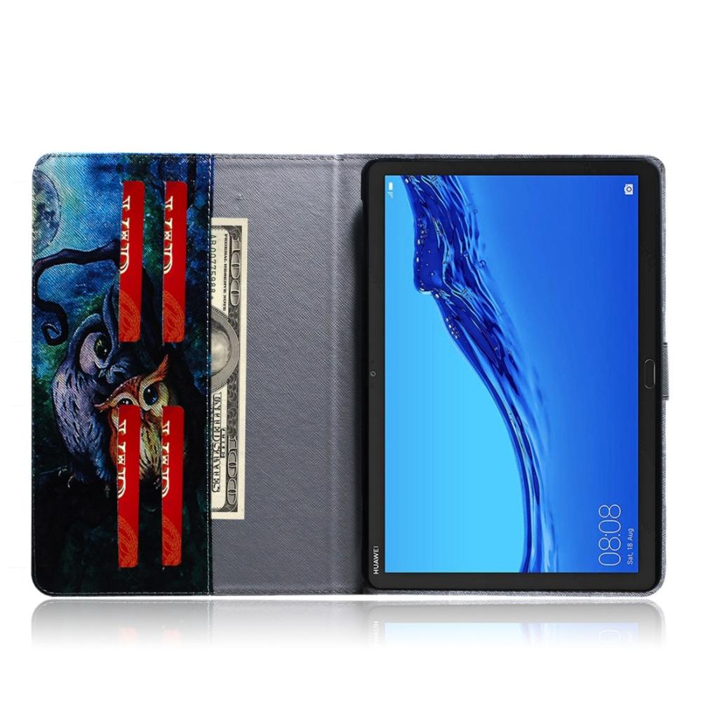Fodral för Huawei MediaPad M5 Lite 10.1 - Ugglor