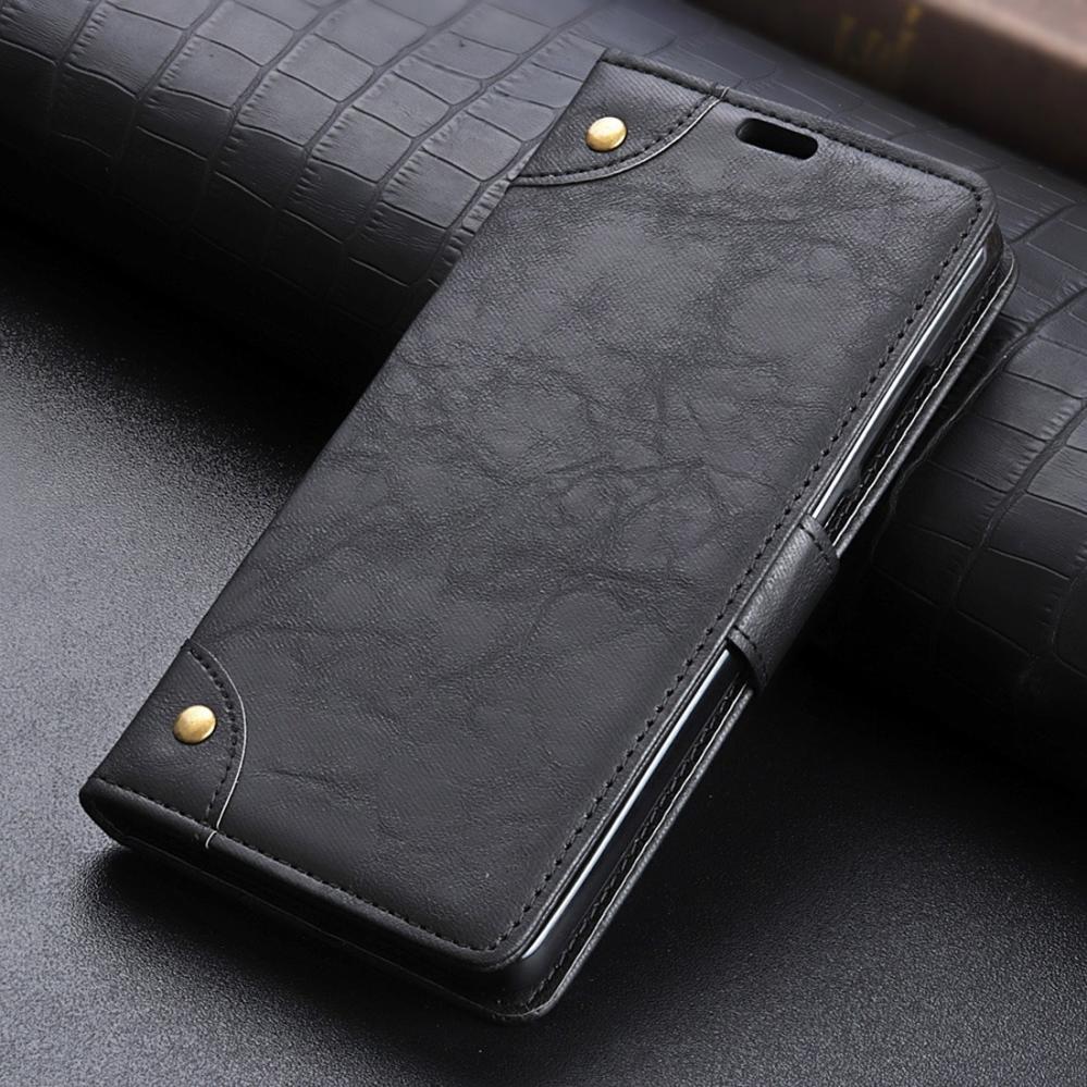Plånboksfodral för Huawei P20 Pro - Svart marmormönster