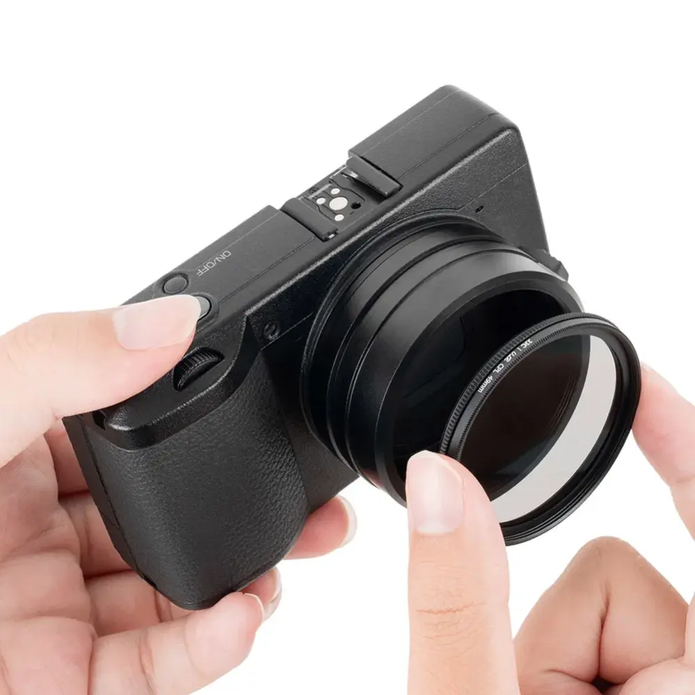  JJC AR-GR3B filteradapter 49 mm för Ricoh GR III & GR III HDF från Kamda – snabb leverans och trygg e-handel