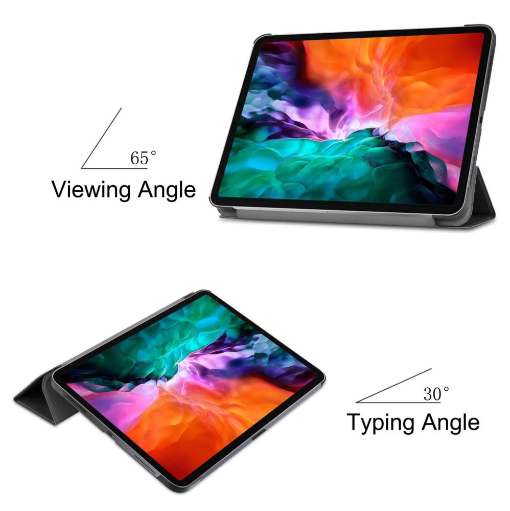 Flipfodral för iPad Pro 12.9-tum (2021) Sleep/ Wake-up funktion svart