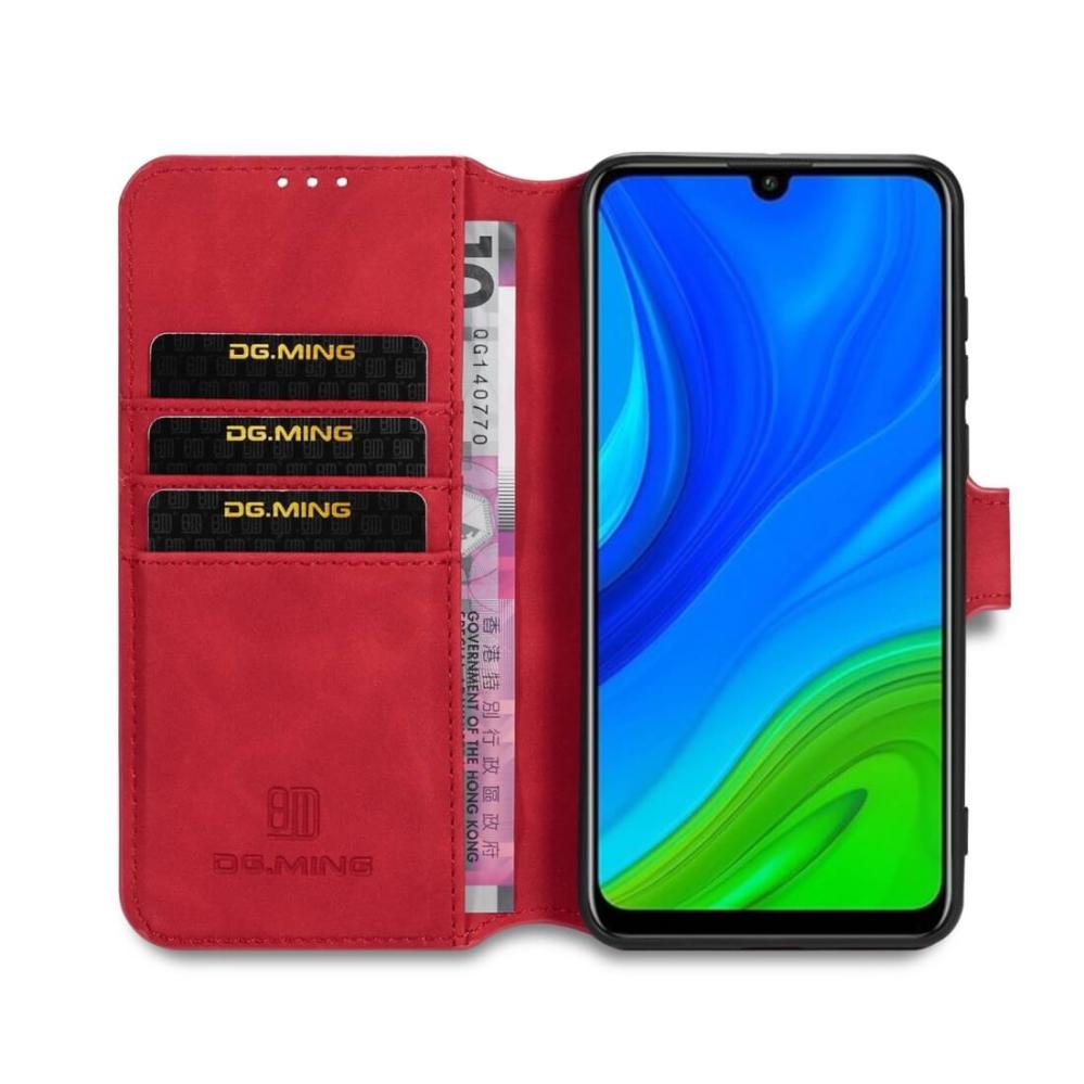 DG.MING Plånboksfodral för Huawei P Smart (2020) Röd