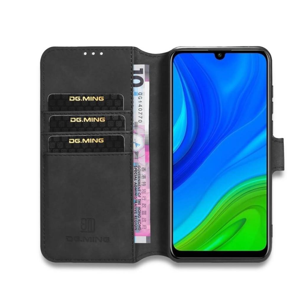 DG.MING Plånboksfodral för Huawei P Smart (2020) Svart