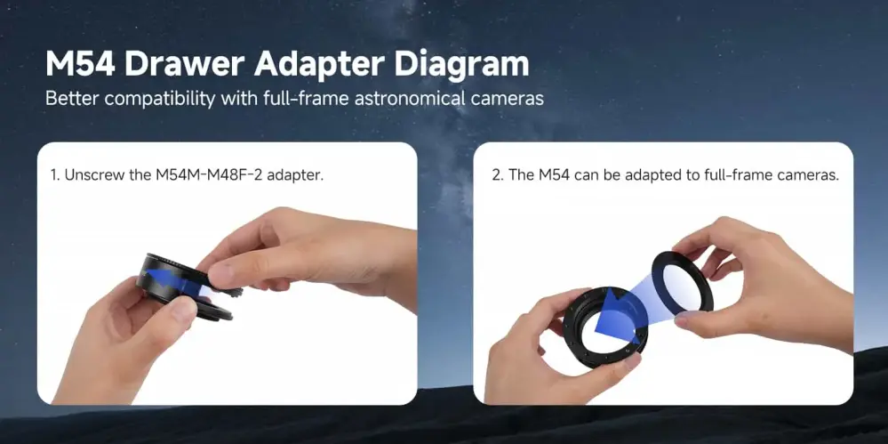  Svbony SV226 M54 filterlåda för 2-tums astrofilter – två filterhållare från Kamda – snabb leverans och trygg e-handel