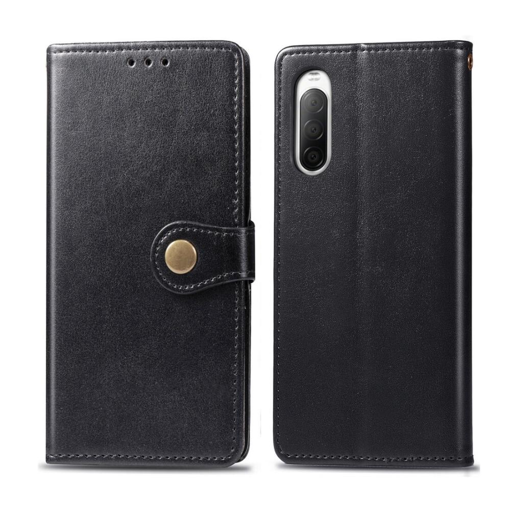 Plånboksfodral för Sony Xperia 10 II Svart