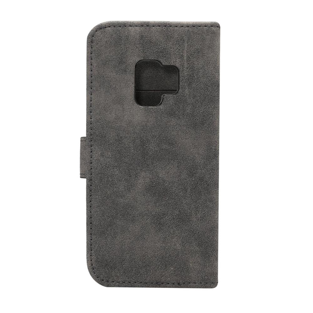 Plånboksfodral för Galaxy S9 Grå - Med kortplatser och sedelfack
