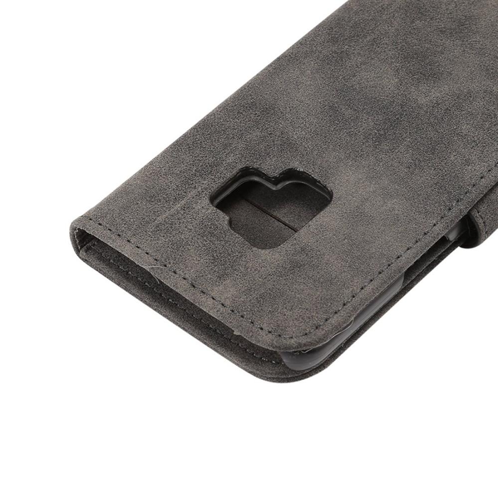 Plånboksfodral för Galaxy S9 Grå - Med kortplatser och sedelfack